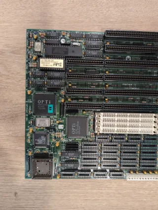 Placa base 386 Octek con micro DX-33MHz