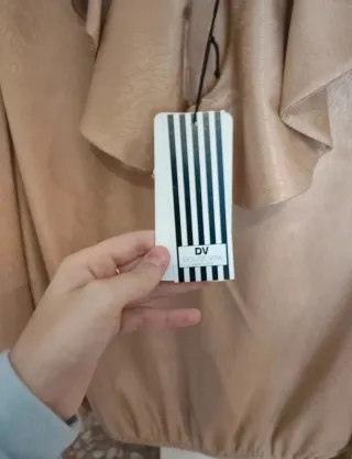 Blusa vintage satinada talla única