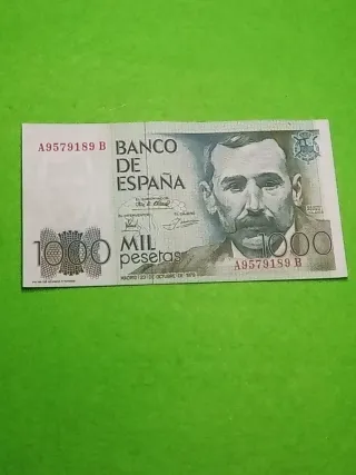 Billete 1000 pesetas Banco de España 1979
