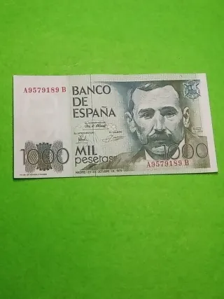 Billete 1000 pesetas Banco de España 1979