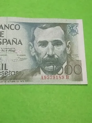 Billete 1000 pesetas Banco de España 1979