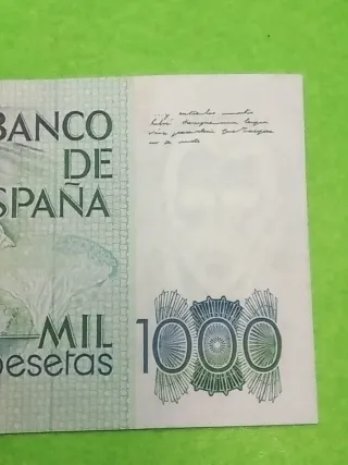Billete 1000 pesetas Banco de España 1979