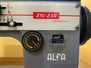 Máquina de coser Alfa Zig-Zag Artesanal