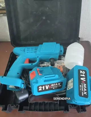 HIDROLIMPIADORA INALÁMBRICA 2 BATERÍAS(MALETÍN)