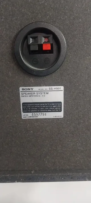 Altavoces Sony Negros