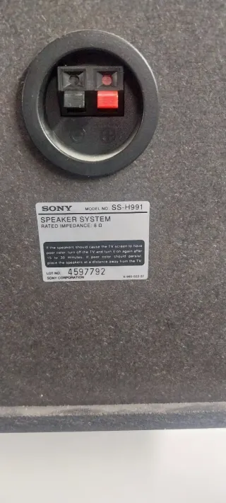 Altavoces Sony Negros