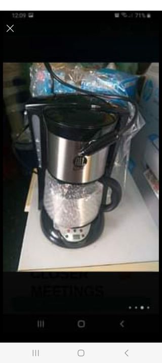 Cafetera eléctrica para camión