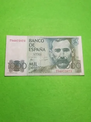 Billete 1000 Pesetas Banco de España 1979