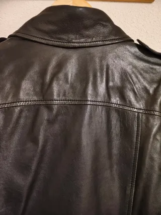 Cazadora Cuero Pepe Jeans Talla L Chica