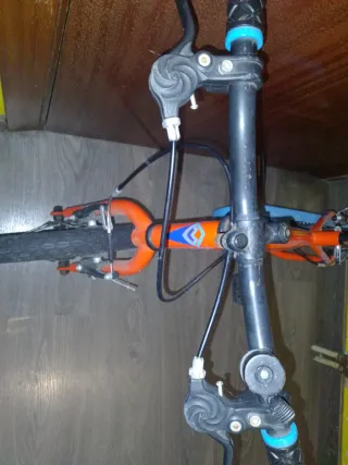 Bicicleta infantil naranja