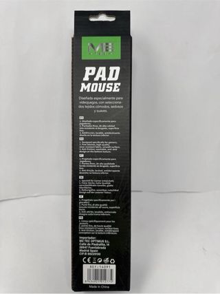 Alfombrilla de ratón negra y roja