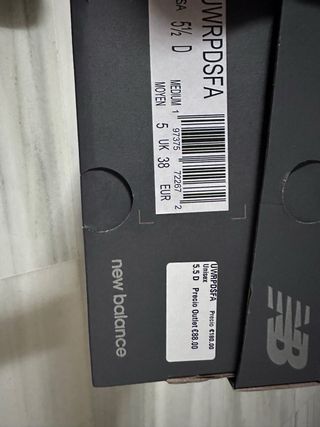 New Balance 38 Blancas Unisex