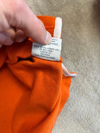 Polo Ralph Lauren Naranja Manga Larga
