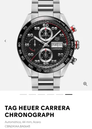 Reloj Tag Heuer Carrera Cronógrafo Automático