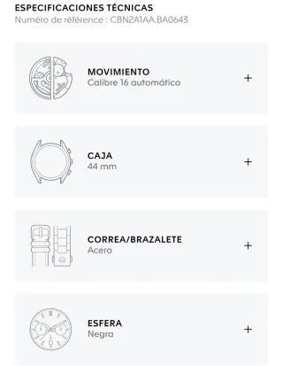 Reloj Tag Heuer Carrera Cronógrafo Automático