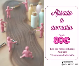 Alisado profesional a domicilio