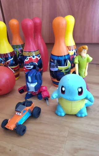 Lote Juguetes Bolos y Figuras