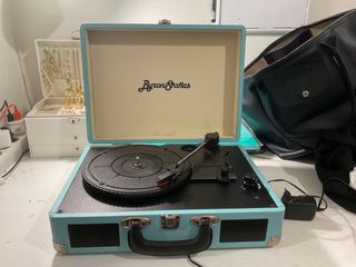 Tocadiscos ByronStatics Azul y Negro