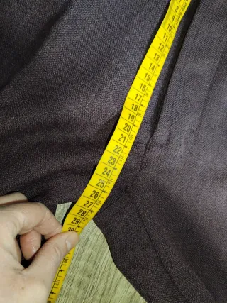 Pantaloni uomo color prugna nuovi con cartellino