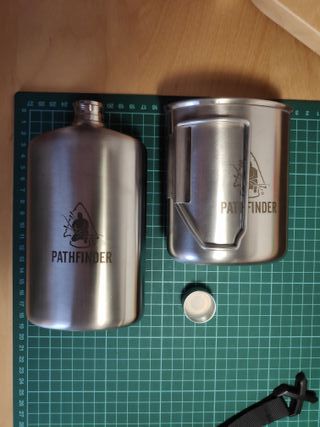 Pathfinder M34 Scout canteen, Acero Inoxidable