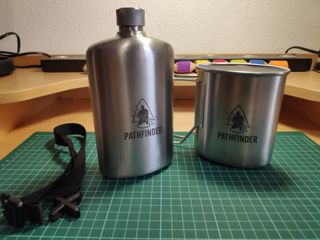 Pathfinder M34 Scout canteen, Acero Inoxidable