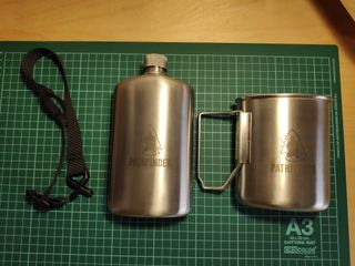 Pathfinder M34 Scout canteen, Acero Inoxidable