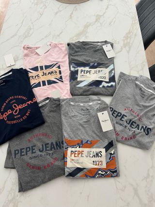 Lote 7 Camisetas Pepe Jeans Talla xl 15€ 25€ x2!!!