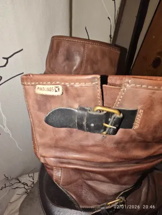 Botas Pikolinos Talla 39 Marrón y Negro