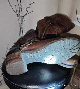 Botas Pikolinos Talla 39 Marrón y Negro