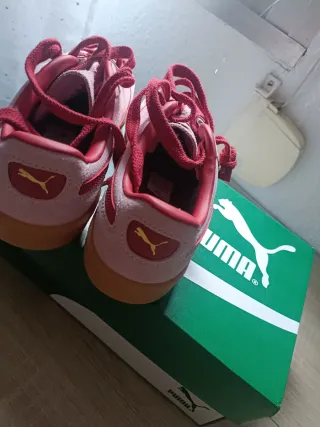 Zapatillas Puma Palermo Rosa y Rojo