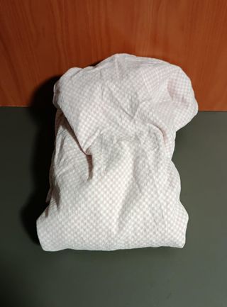 Sabana Bajera Invierno 135cm Rosa/Blanco