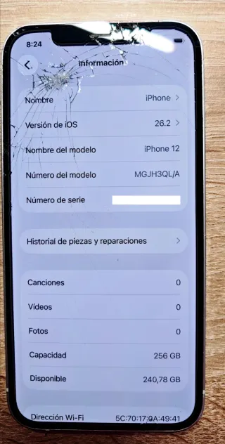 iPhone 12 256GB reparar