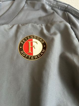 Sudadera Adidas Gris y Naranja