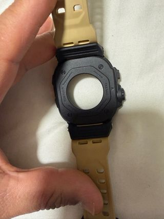 Protector Carcasa Apple Watch Ultra 3 Negro/Beige