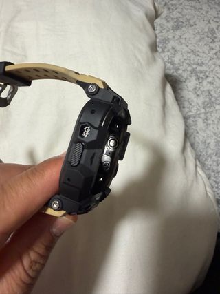 Protector Carcasa Apple Watch Ultra 3 Negro/Beige