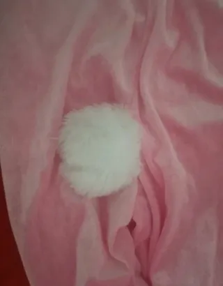 Vestito Carnevale Coniglietto Rosa