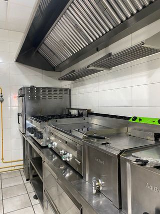 Campana extractora de cocina industrial 3,50 m