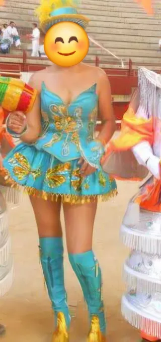 Traje de Morenada con Botas
