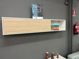 Mueble salón Barcelona madera y metal