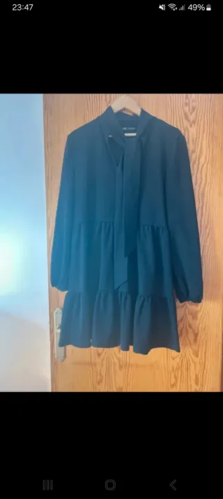 Vestido Zara Negro Talla L