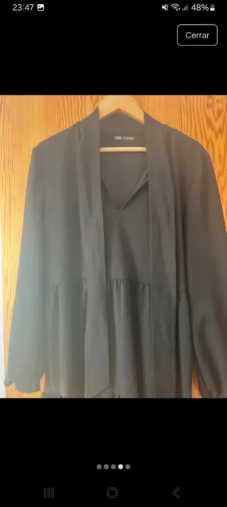 Vestido Zara Negro Talla L
