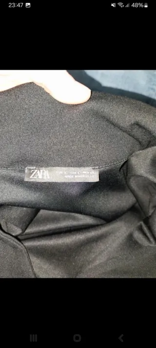 Vestido Zara Negro Talla L