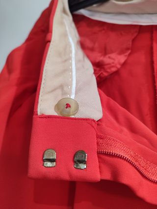 Pantalones palazzo Massimo Dutti rojos