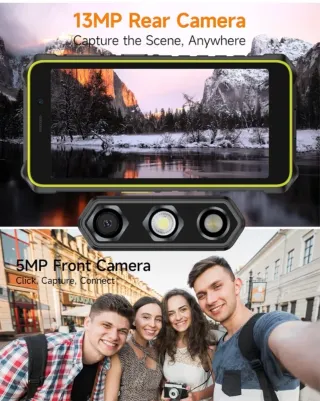 Teléfono Ulefone Irrompible Negro/Naranja