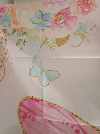 Pancarta Mariposa Feliz Cumpleaños