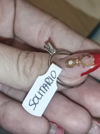 Anillo plata con cir onita diamantada