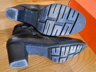 Botines negros tacón mujer