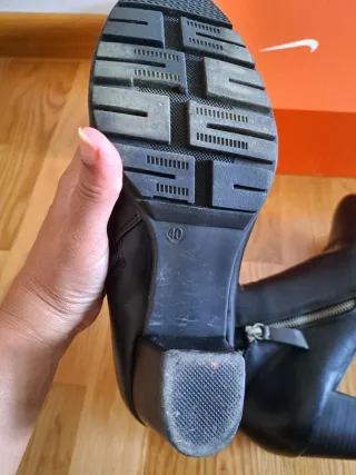 Botines negros tacón mujer