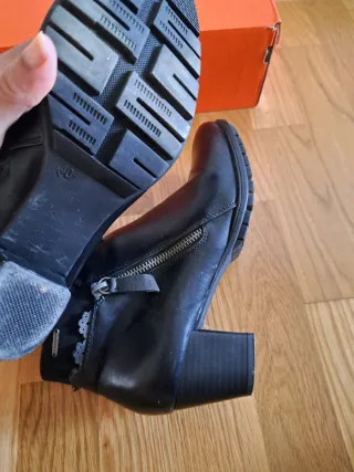 Botines negros tacón mujer