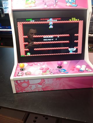 Bartop Arcade Bubble Bobble Rosa